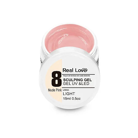 Real Love - Gel Uv & Led 8 Nude Pink 15ml