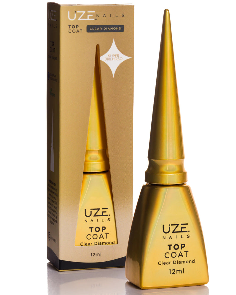 Uze Nails Top Coat Clear Diamond 12ml