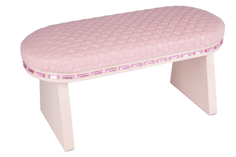 Kavini - Apoiador De Mão Mdf Prime Strass Rosa