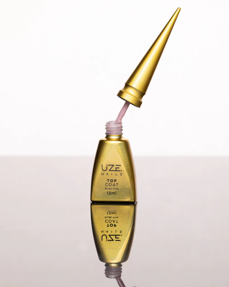 Uze Nails Top Coat Nude Pink 12ml