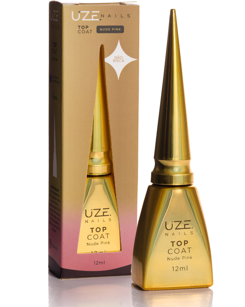 Uze Nails Top Coat Nude Pink 12ml