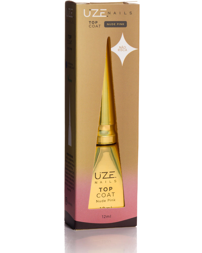 Uze Nails Top Coat Nude Pink 12ml