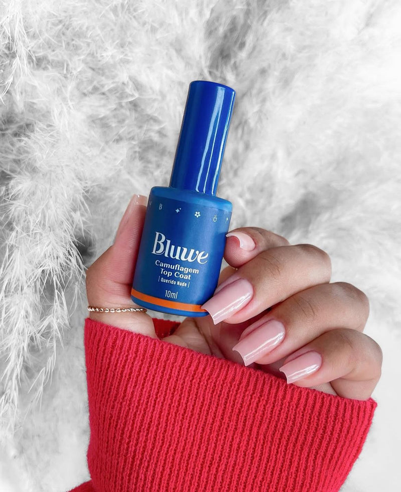 Bluwe - Saldão Top Coat Camuflagem Querido Nude 10 ml