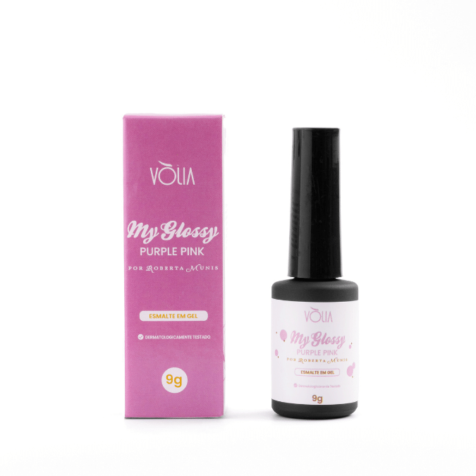 Esmalte LED/UV My Glossy Purple Pink 9g