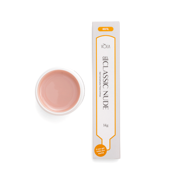 Vólia - Gel Classic Nude – Sachê 14g