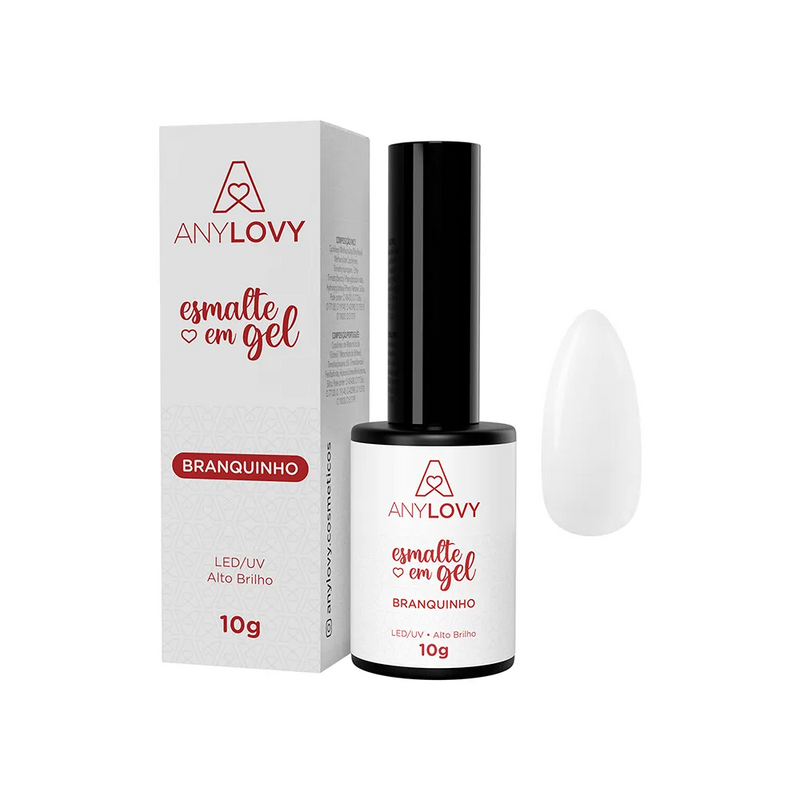 Anylovy Esmalte em Gel Branquinho 10g