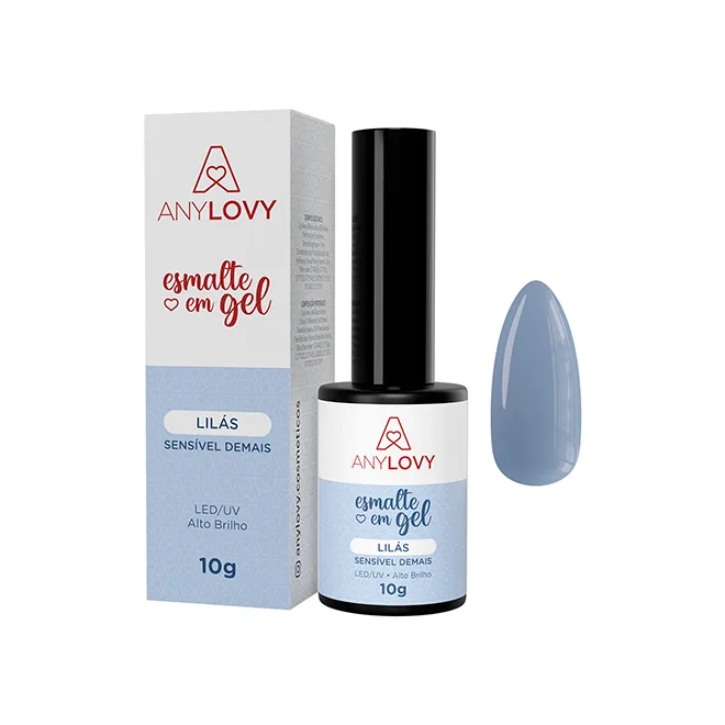 Anylovy Esmalte em Gel Lilás Sensível Demais 10g
