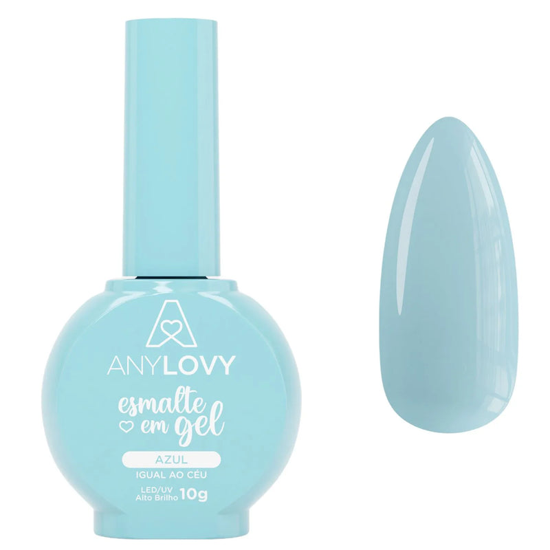Anylovy Esmalte em Gel Azul Igual ao Céu 10g
