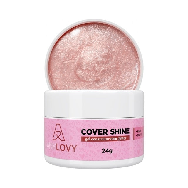 Anylovy Gel Construtor Cover Shine Glitter 24g