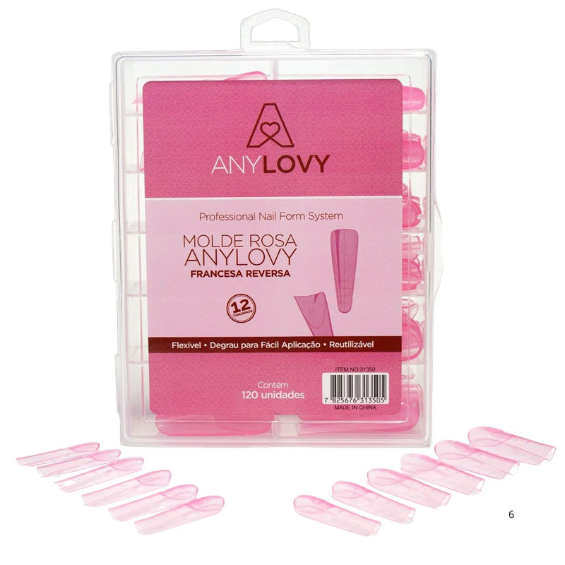 Anylovy Molde Rosa Francesa Reversa