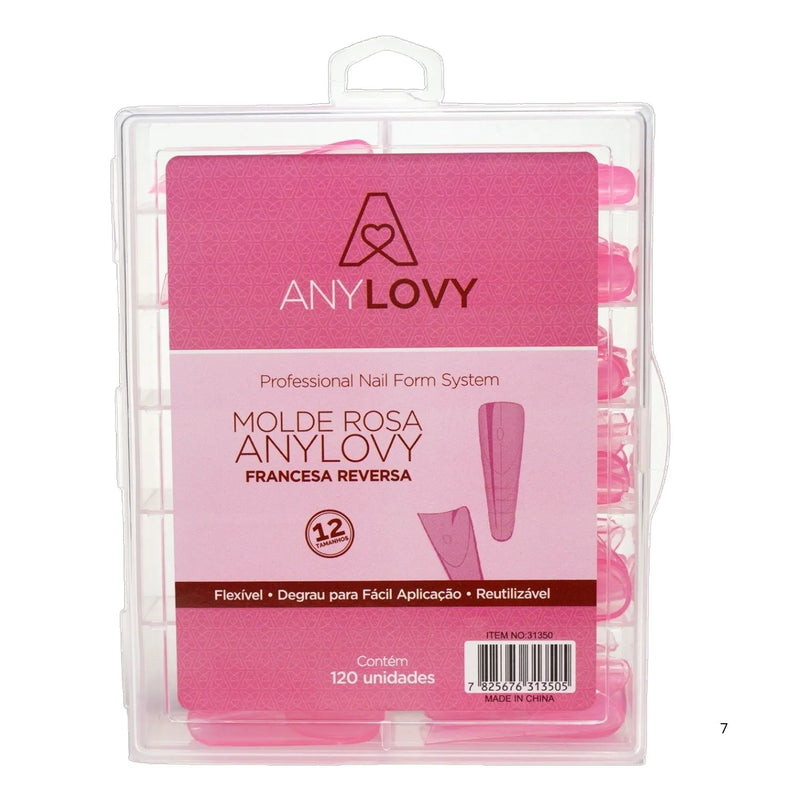 Anylovy Molde Rosa Francesa Reversa