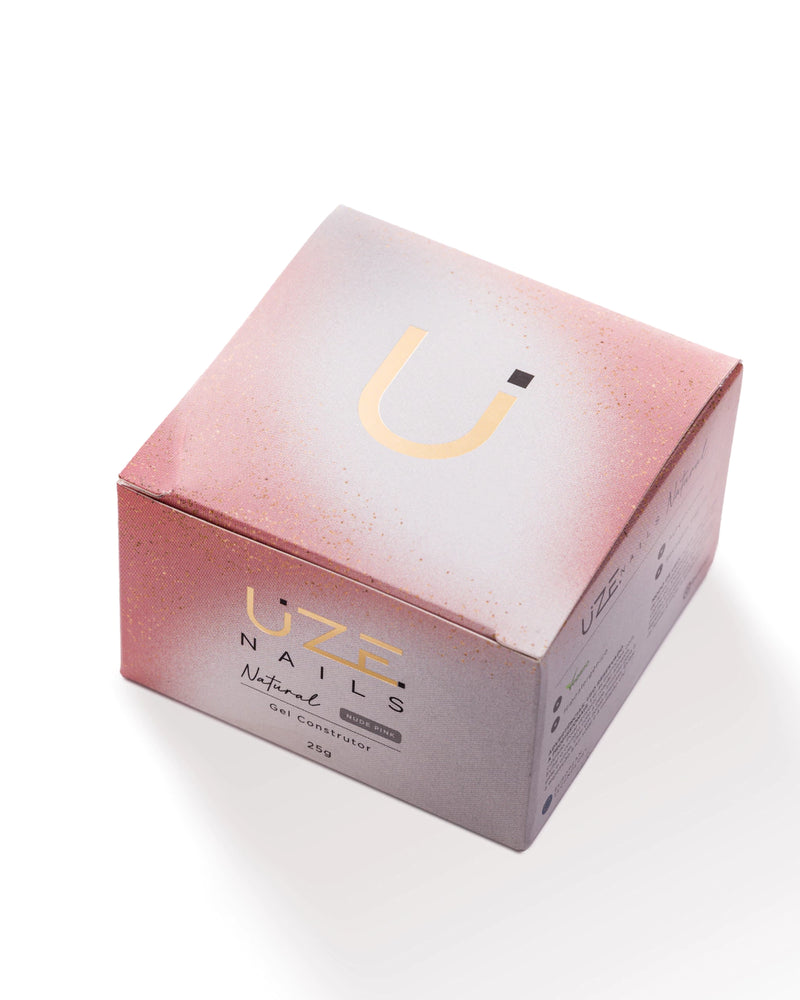 Uze Nails Gel Construtor Natural Nude Pink 25g